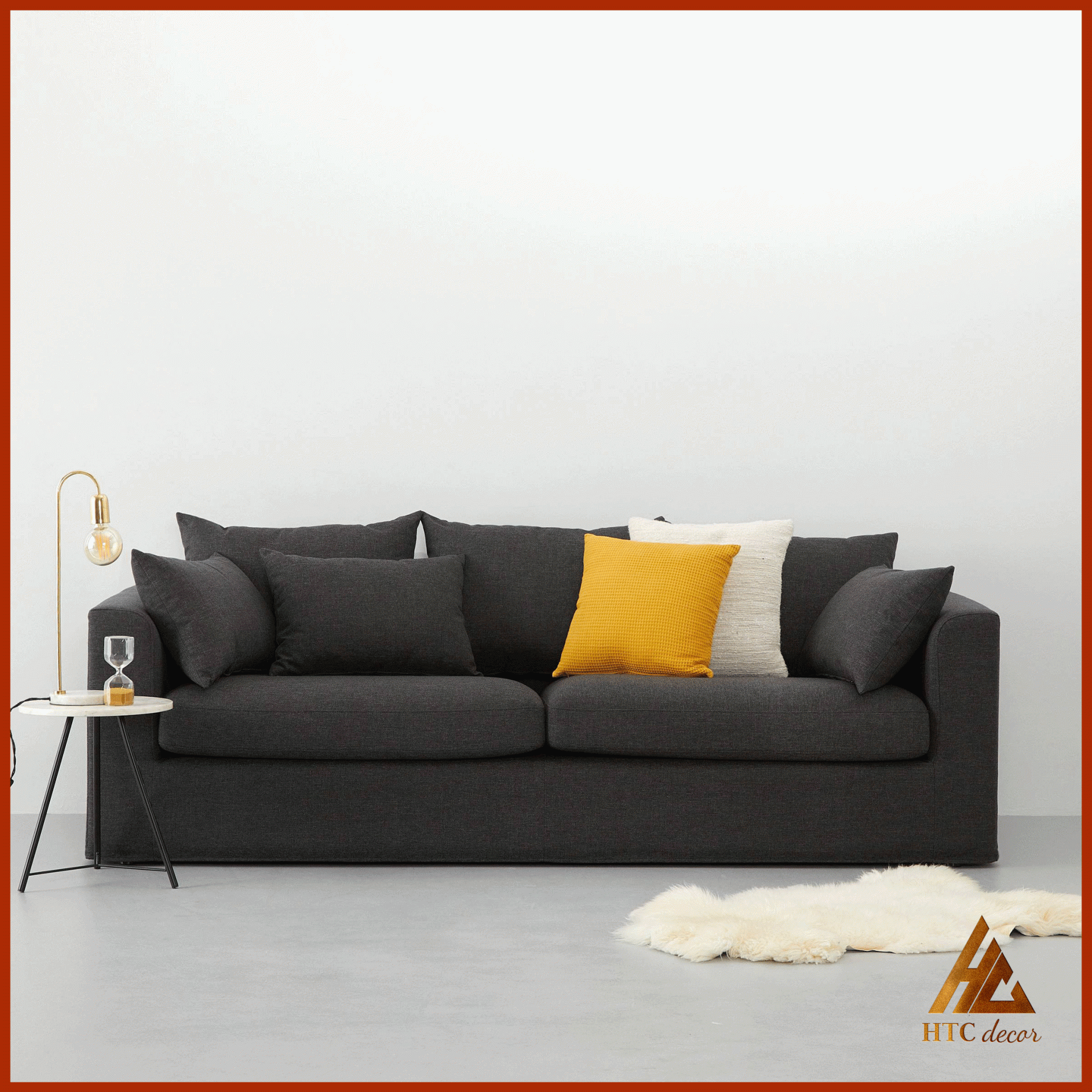 Ghế Sofa Băng Brighton Vải Bố